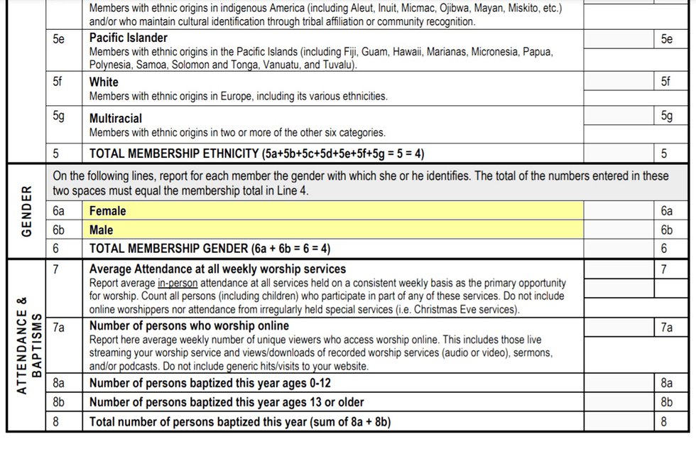 Statistical form