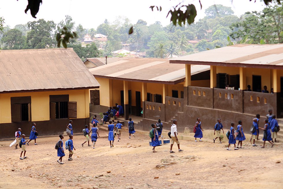 Schoolyard Sierra Leone