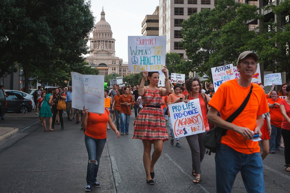 Texas Anti-Abortion Law Protest