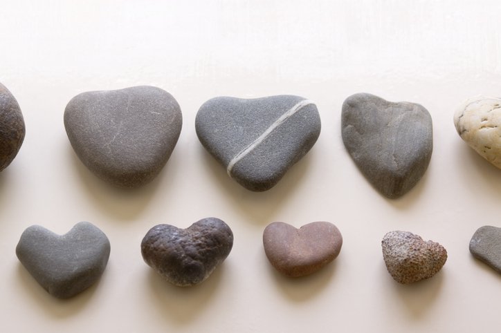 Stone hearts
