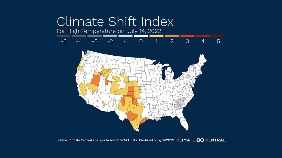 Climate Shift Index