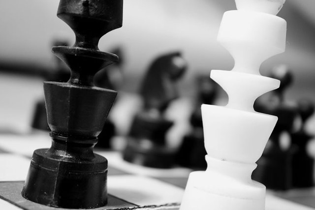 Black and White Chessmen