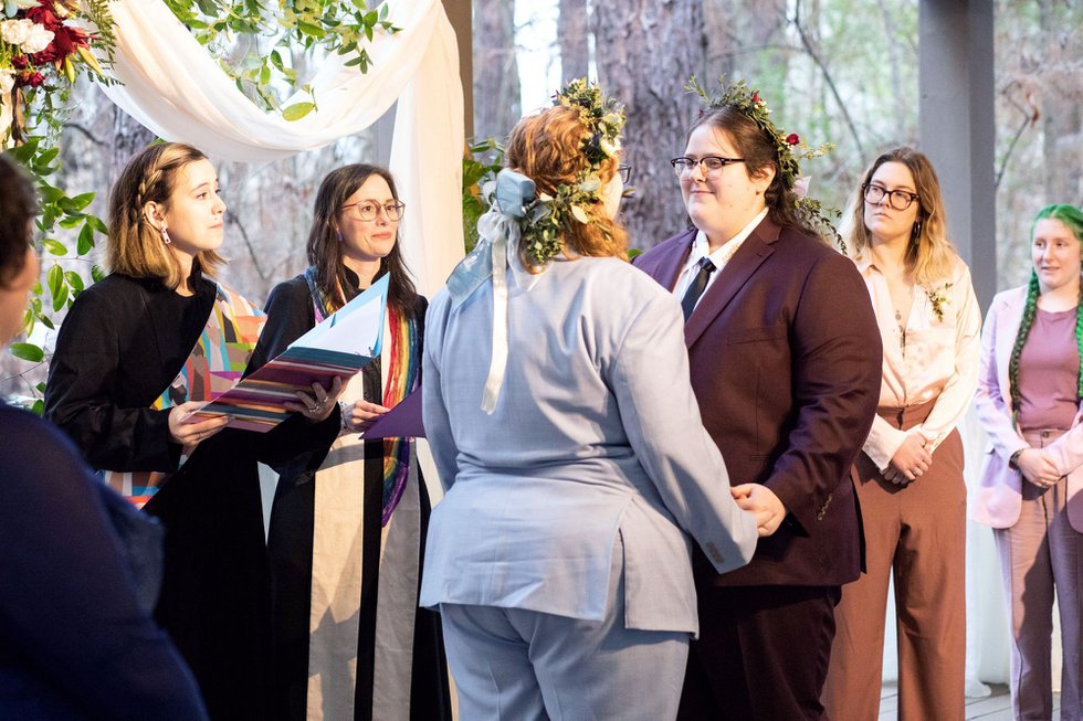 Non-binary Couple's Wedding