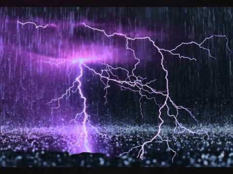 Lightning and rain