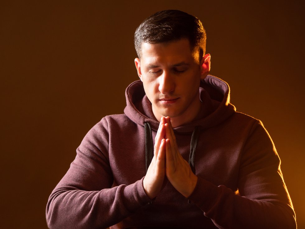 Monk at Prayer