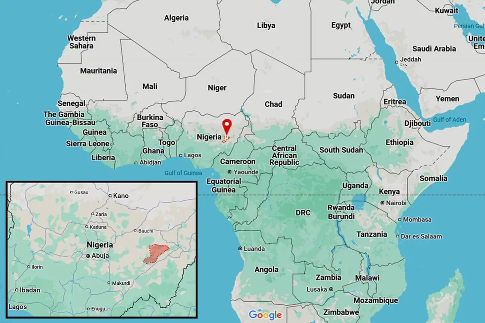 Locations of Nigeria Attack