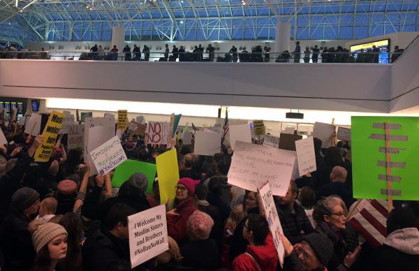 Immigration Airport Demonstrations