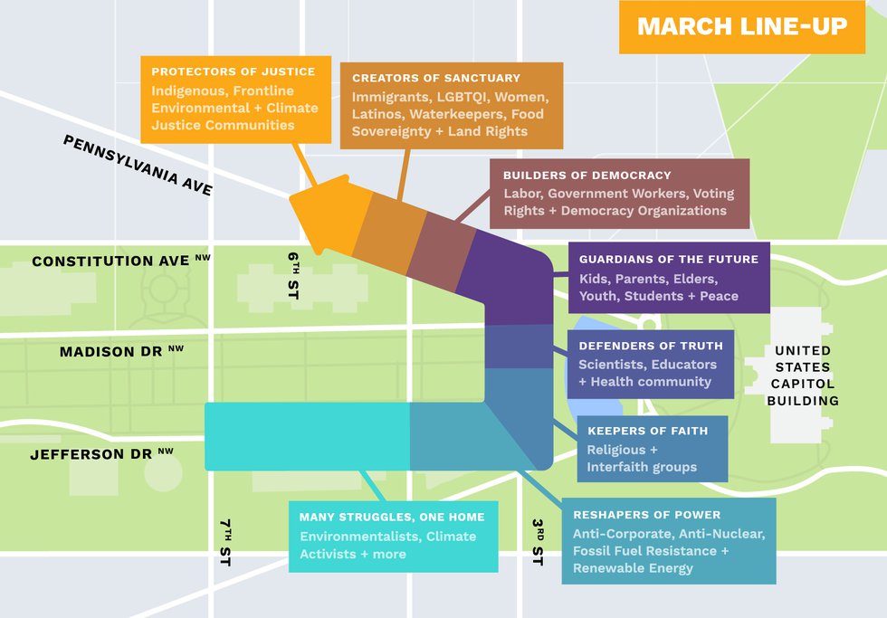 People's Climate March Map