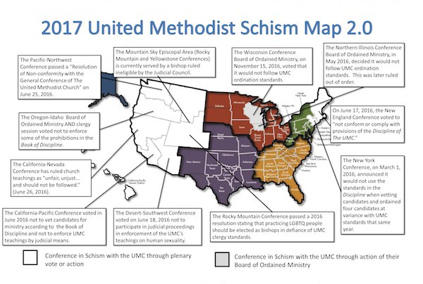 Schism Map
