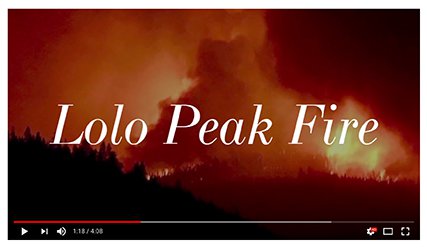 Lolo Peak Fire