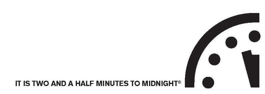 2.5 minutes to midnight