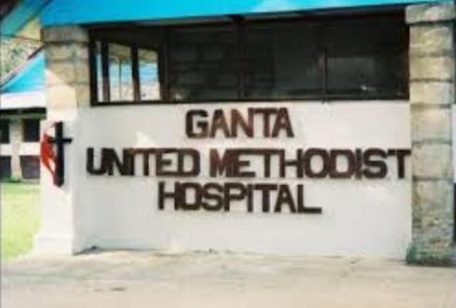 Ganta Hospital sign