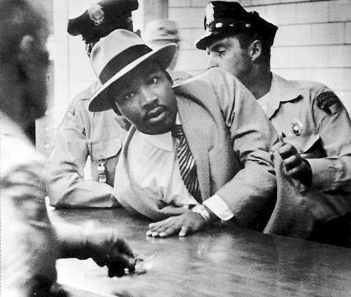 MLK Arrested