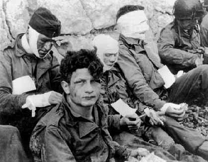 Wounded WWII Soldiers