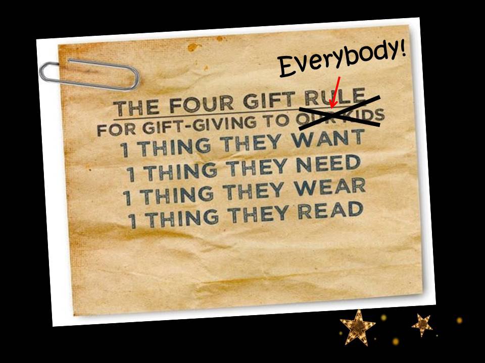 Four Rules of Giving