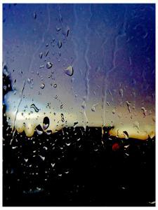 Rain on Window Pane