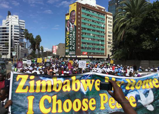 Zimbabwe Peace Banner