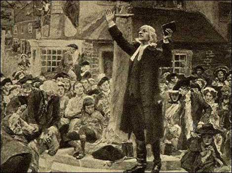 John Wesley Preaching
