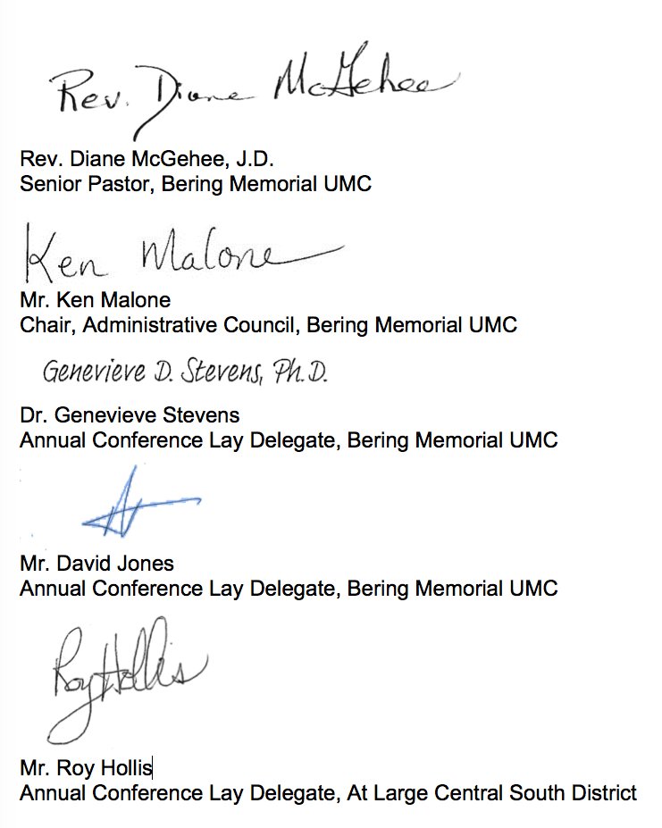 Bering UMC Signatures