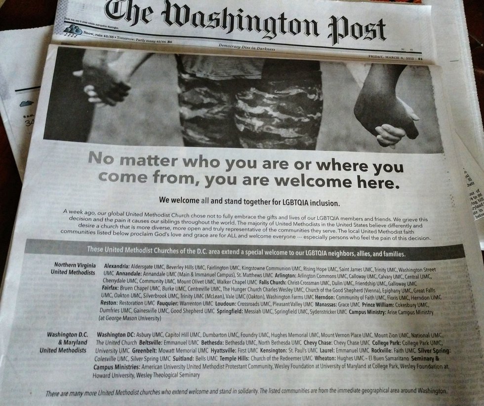 Washington Post ad