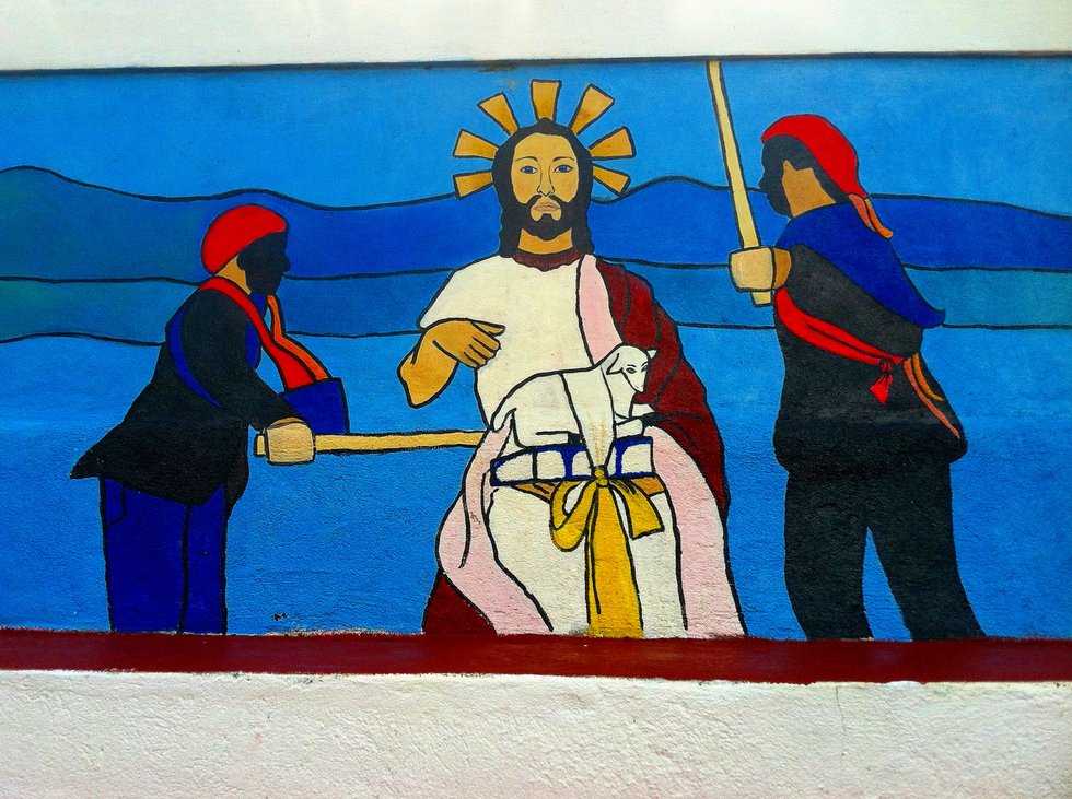 Jesus Beaten by Soldiers