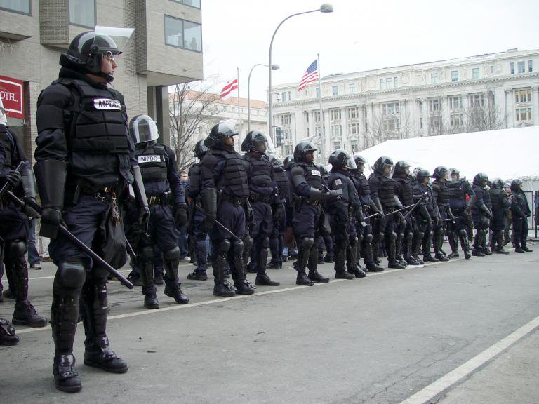 Riot cops