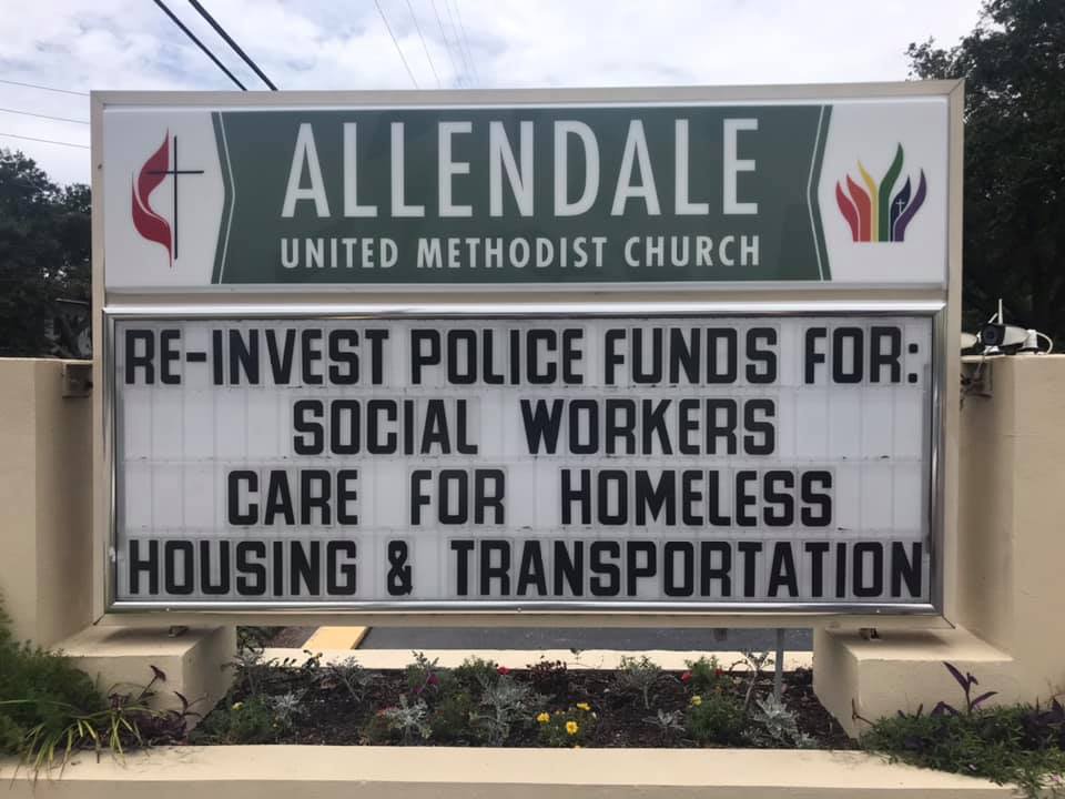 Re-invest police funds